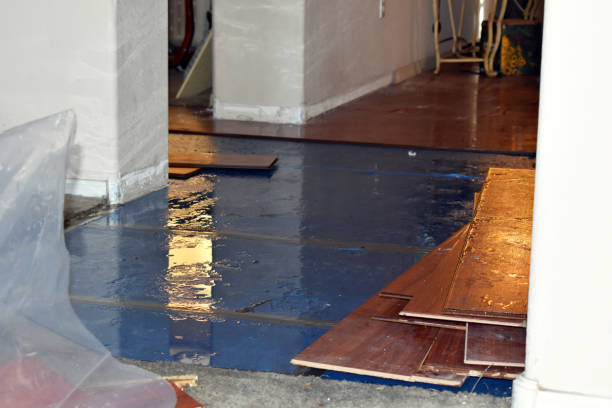 Professional Burst Pipe Cleanup technician working in Amenia, ND